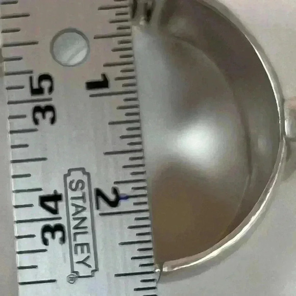 THE SAK SILVER TONED BRACELET‎ GOLD ACCENT HINGED CUFF DISTRESSED NWT - Picture 9 of 10